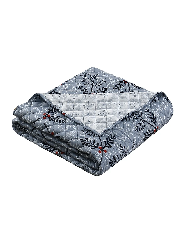 Lenox Festive Botanical 2-Piece Quilt Set, Twin