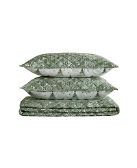 Lenox Pinecone Winter 3-Piece Quilt Set