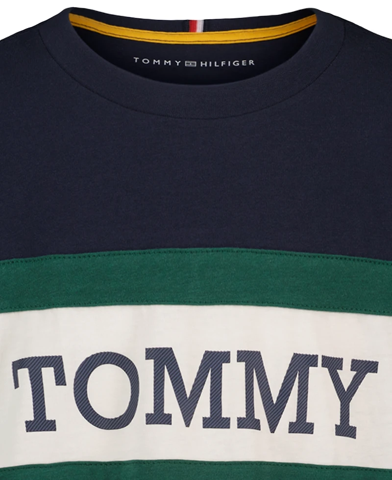 Tommy Hilfiger Boys' 8-20 Color-Block Short-Sleeve T-Shirt