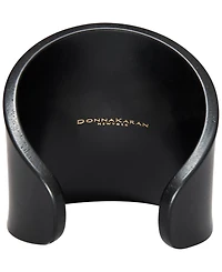 Donna Karan New York Black-Tone Resin Cuff Bracelet