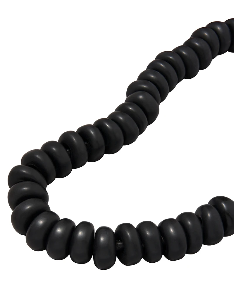 Donna Karan New York Black-Tone Resin Collar Necklace