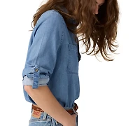 Levi's Women's Utility Long-Sleeve Denim Shirt