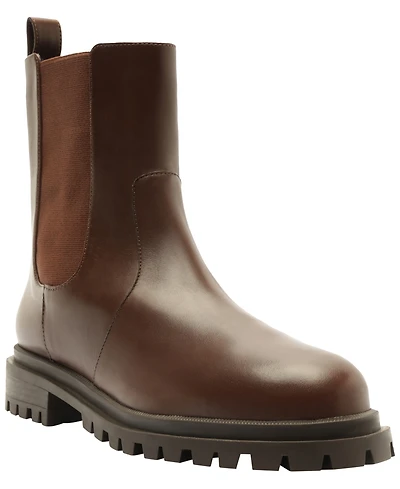 Arezzo Women's Brandy Mid Block Heel Round Toe Booties