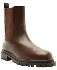 Arezzo Women's Brandy Mid Block Heel Round Toe Booties
