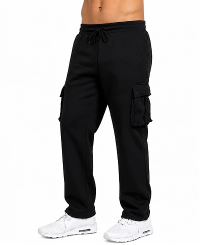 Blue Ice Men's Fleece-Lined Cargo Sweatpants