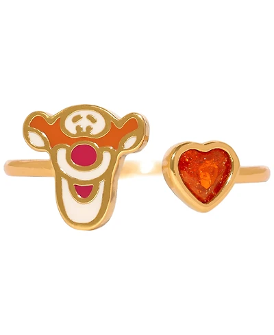 Girls Crew Crystal Disney Tigger Adjustable Ring