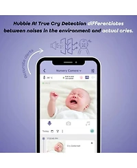 Hubble Connected GoBaby Ai Cam 2K Uhd Baby Smart Monitor with Ehanced Features