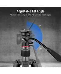 Neewer GM24 Camera Tripod with 6.6lb, 3kg for Arca Swiss for Compact Video Cameras Dslr Cameras