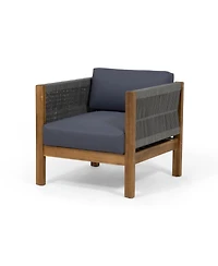 Mondawe Outdoor Club Chair with Water-Resistant Cushion