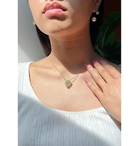 seree The hearts - Interlocking jade pendant necklace