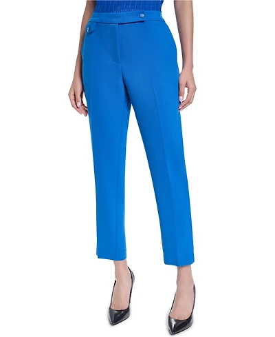Karl Lagerfeld Paris Women's Mid-Rise Ankle Pants