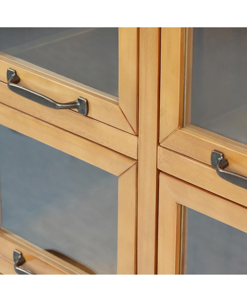 sumyeg Modern Storage Cabinet with 8 Doors,Display Cabinet