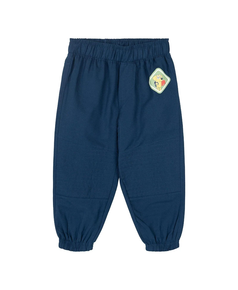 Bluey Toddler Boys(2T-4T) 2-Piece Fleece Polo and Joggers Set