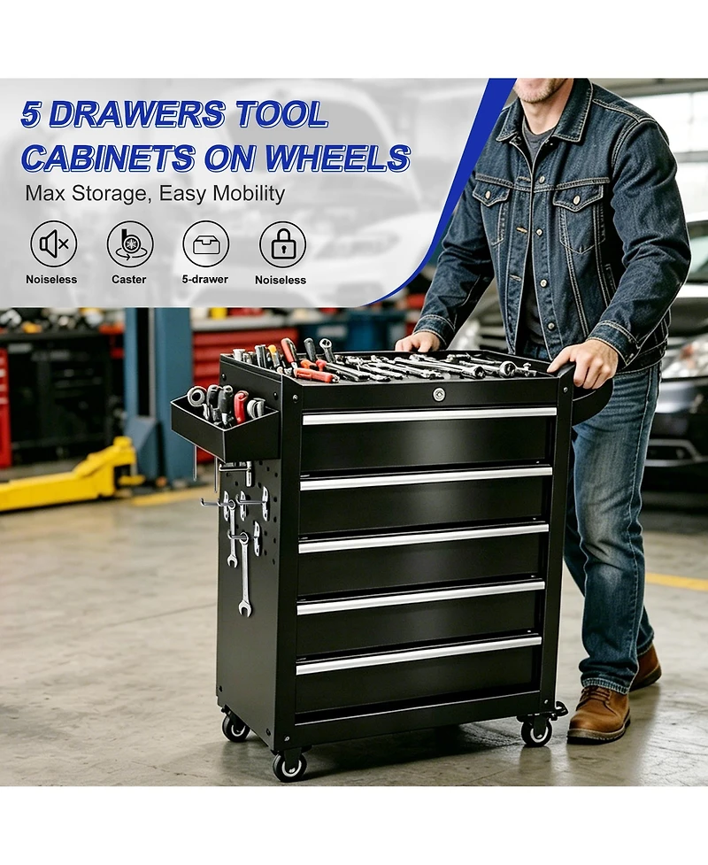 Clihome 5-Drawer Tool Cabinet