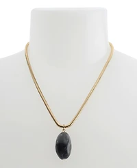 Robert Lee Morris Soho Onyx Stone pendant Necklace