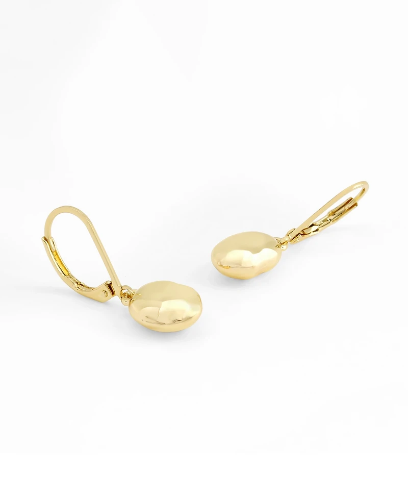 Robert Lee Morris Soho Silver Bean Drop Earrings