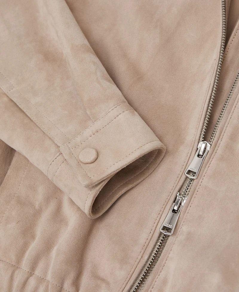 Reiss Women's Lottie Collared Bomber Jacket