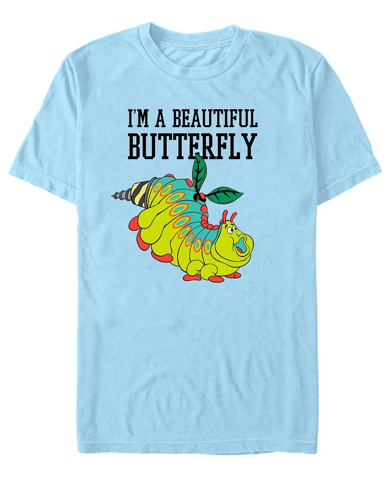Fifth Sun Men's A Bug's Life Heimlich Beautiful Butterfly T-Shirt