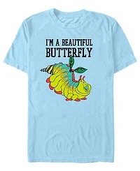 Fifth Sun Men's A Bug's Life Heimlich Beautiful Butterfly T-Shirt