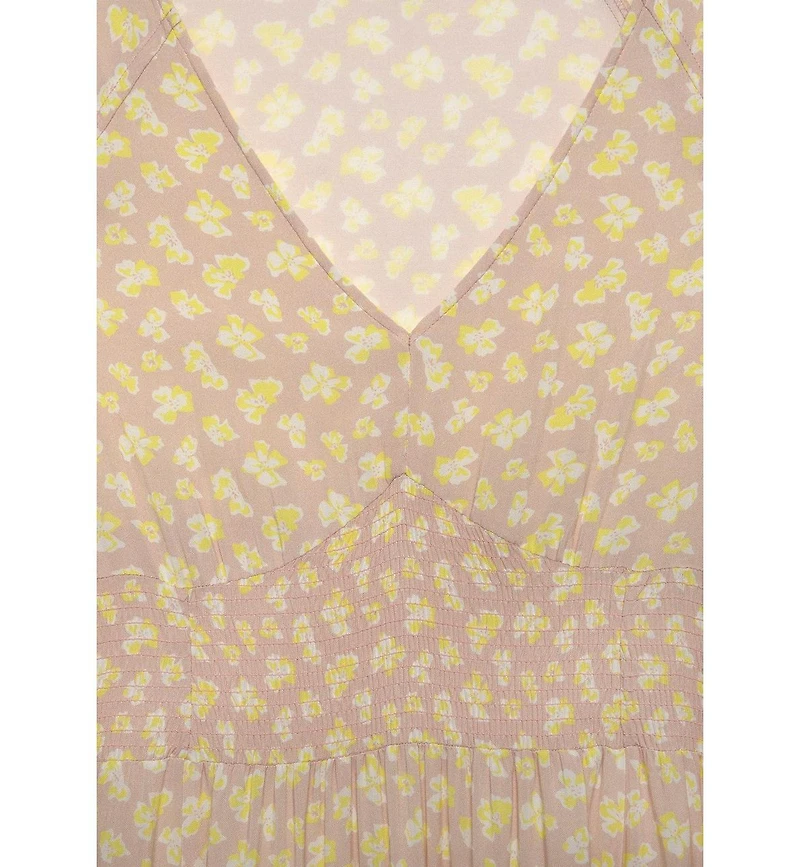 Lascana Women's Floral V-Neck Maxi Dress