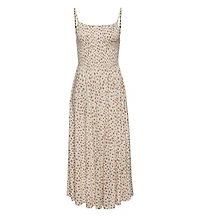 Lascana Women's Smocked Dot Print Dress