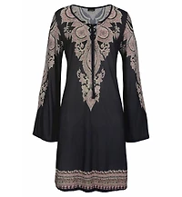 Lascana Women's Lace Up Dress