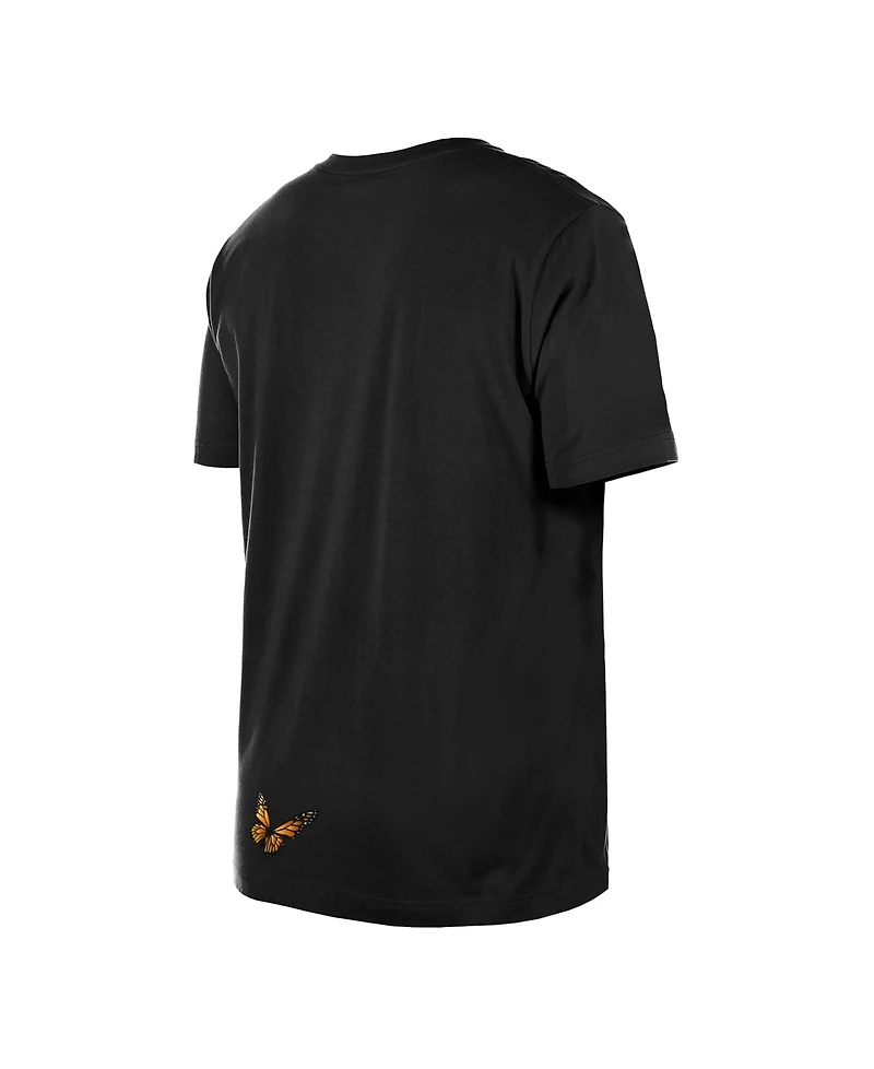New Era x Felt Men's New Black Atlanta Braves T-Shirt