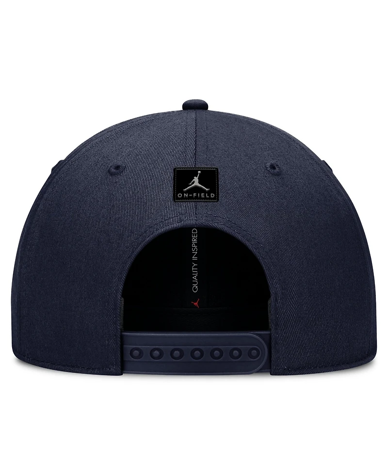 Jordan Men's and Women's Navy Michigan Wolverines 2026 On-Field Gameday Rise Adjustable Hat