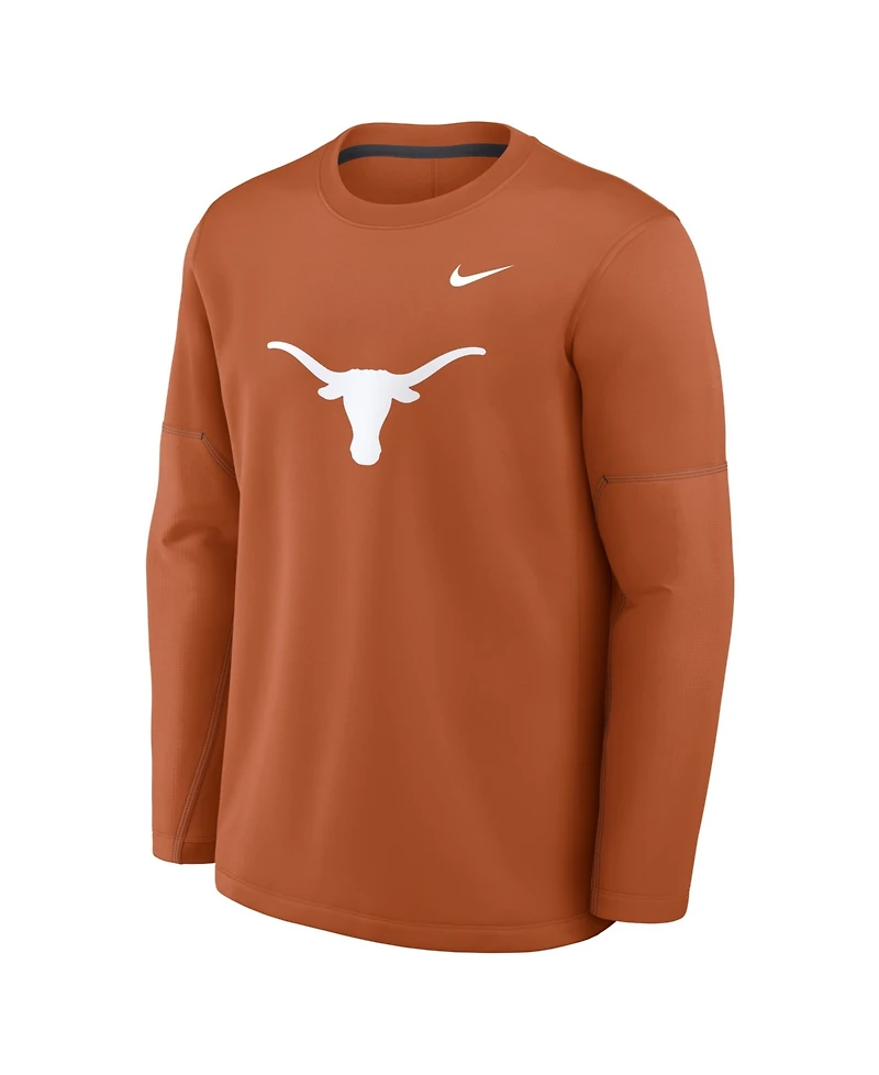 Nike Men's Texas Orange Longhorns 2026 Sideline Coaches Therma-fit Long Sleeve Top