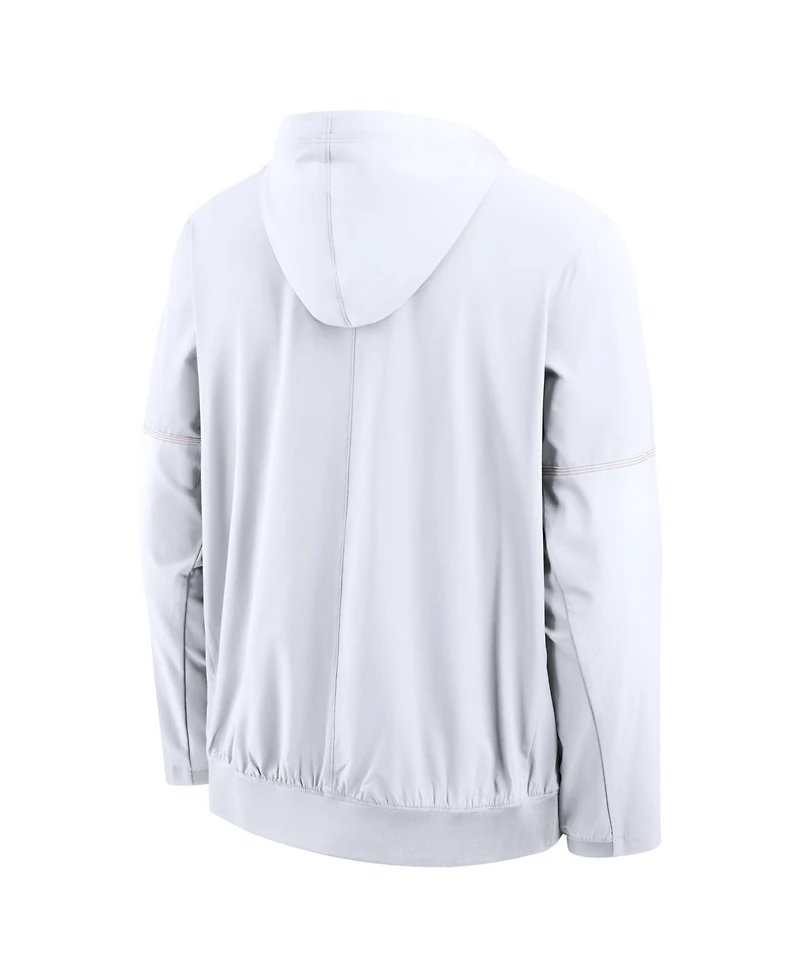 Nike Men's White Texas Longhorns 2026 Sideline Anorak Half-Zip Hoodie
