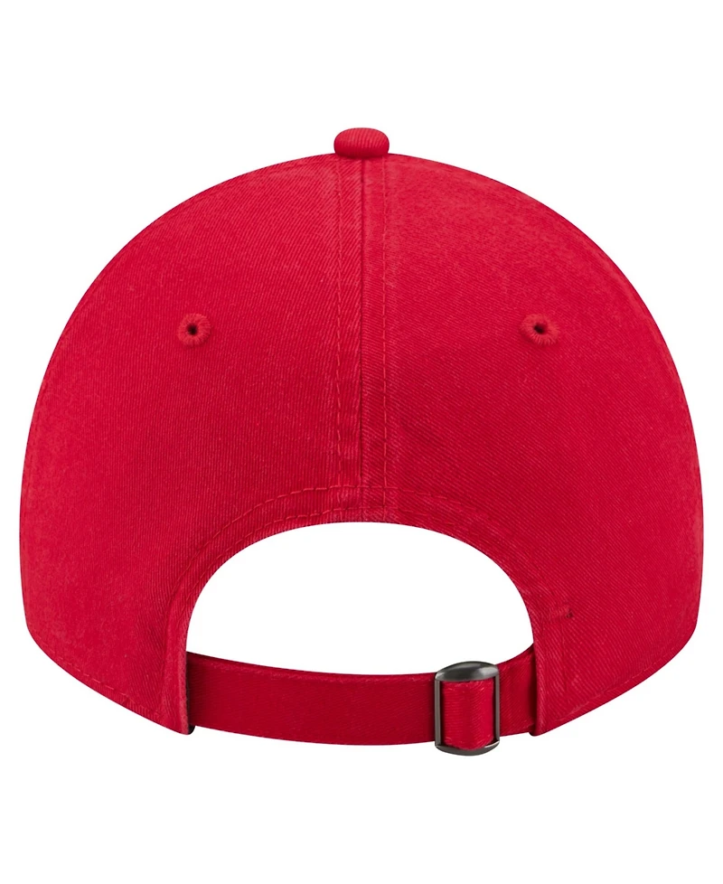New Era Men's Red Canada Soccer 9TWENTY Country Dad Adjustable Hat