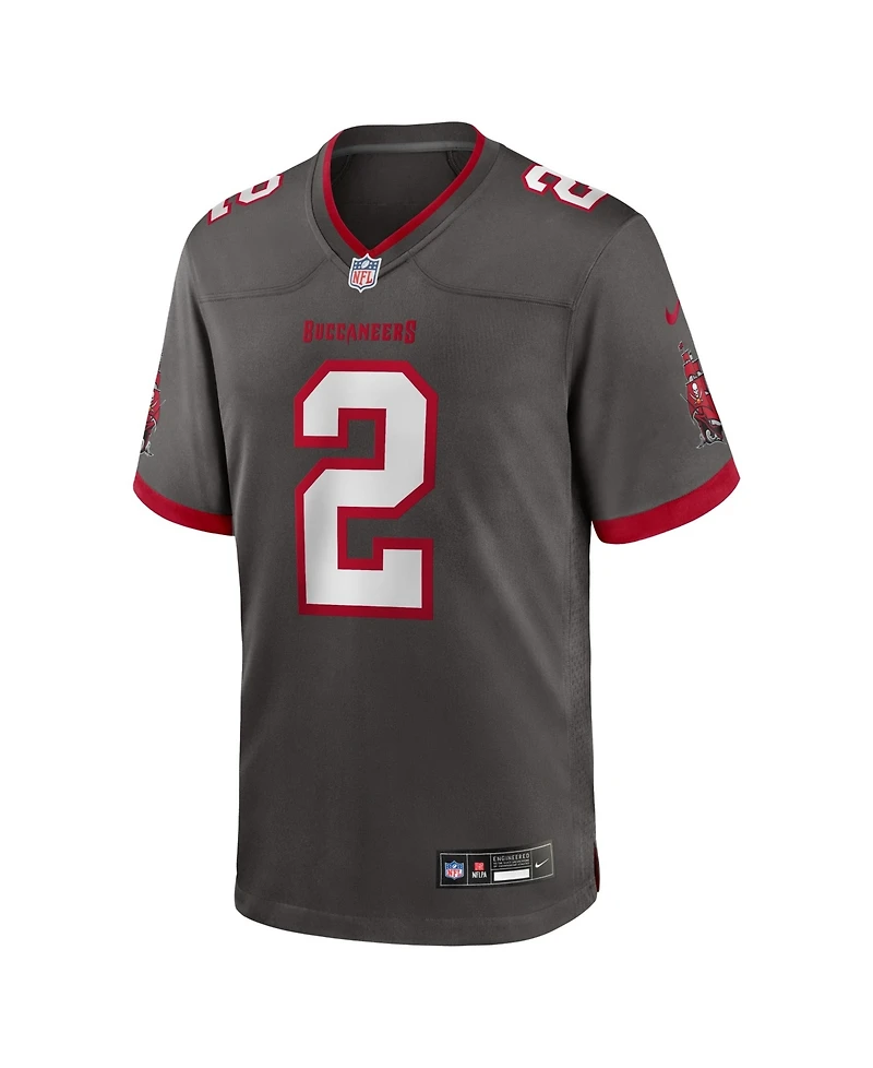 Nike Men's Emeka Egbuka Pewter Tampa Bay Buccaneers Alternate Game Player Jersey