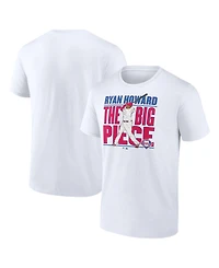 Fanatics Men's Ryan Howard White Philadelphia Phillies Cooperstown Collection Player T-Shirt