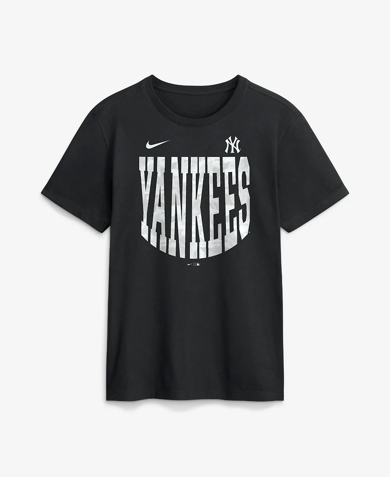Nike Men's Black New York Yankees Camo Velocity Victor T-Shirt