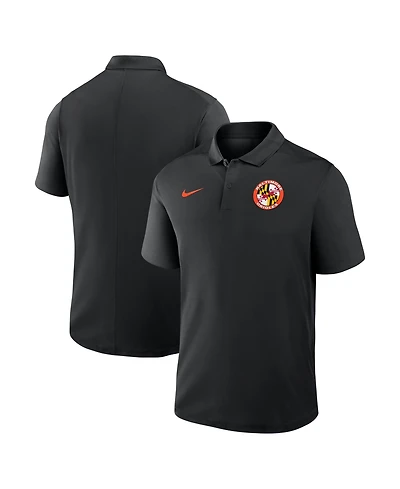 Nike Men's Black Baltimore Orioles Alternate Victory Dri-fit Polo Shirt