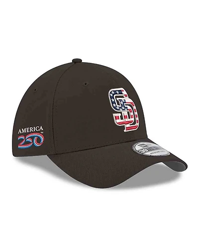 New Era Men's Black San Diego Padres America 250 39THIRTY Flex Hat