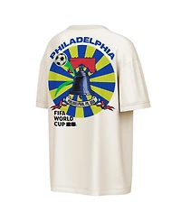 Outerstuff Men's Natural Fifa World Cup 2026 Philadelphia Big City Poster T-Shirt