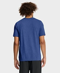 Nike Men's Heather Royal Texas Rangers Cooperstown Logo Tri-Blend T-Shirt