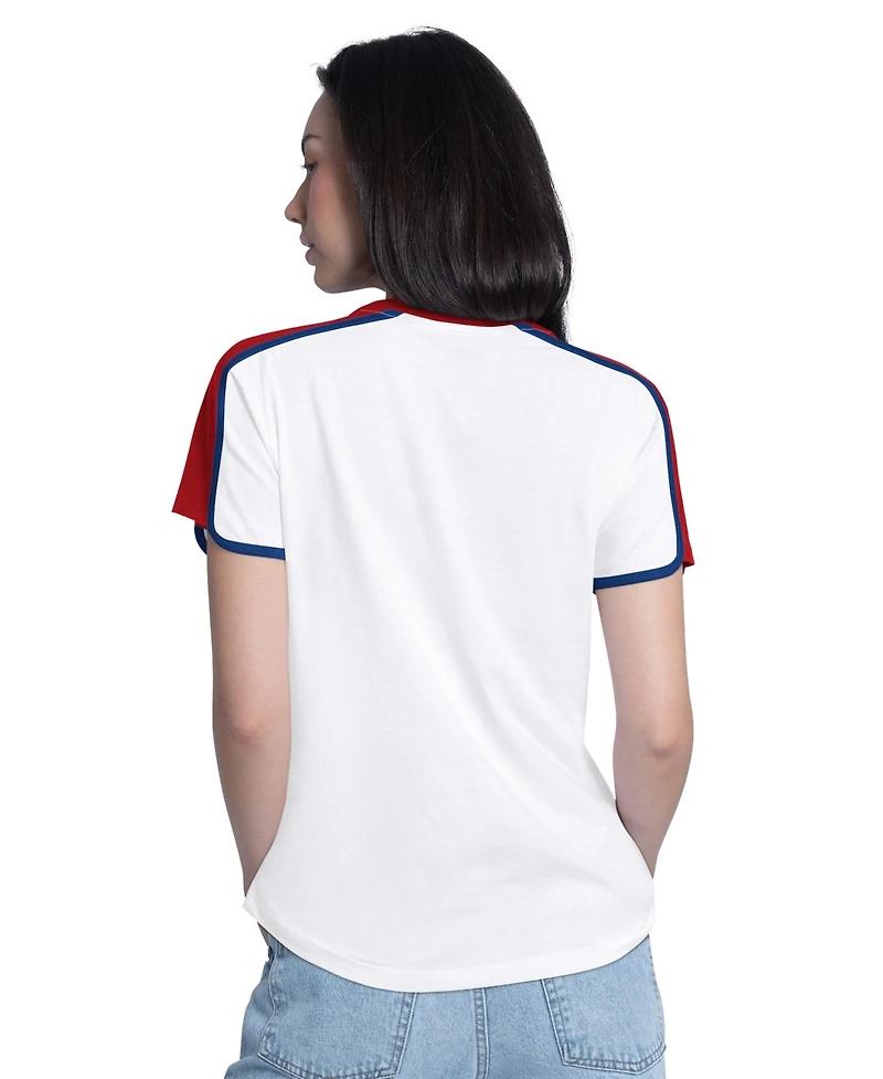 G-iii 4Her by Carl Banks Women's White Philadelphia Phillies First Lane Fashion T-Shirt