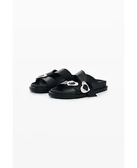 Desigual Women's Sandalia plataforma corazon