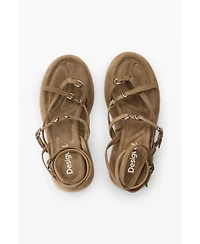 Desigual Women's Platform Leather Sandal