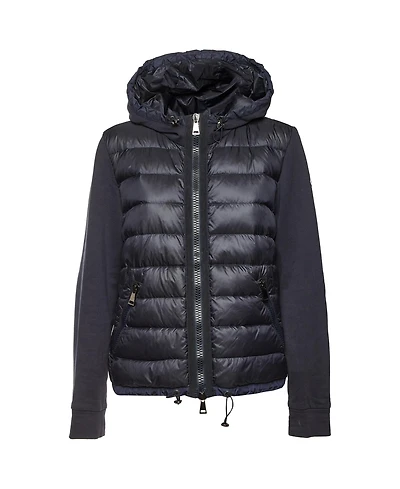 Pre-Owned Moncler Women's Nylon Quilted Down Hooded Jacket