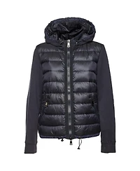 Pre-Owned Moncler Women's Nylon Quilted Down Hooded Jacket
