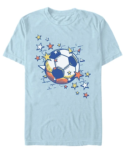 Fifth Sun Men's Soccer Ball Graphic T-Shirt