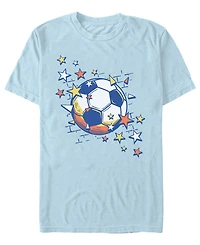 Fifth Sun Men's Soccer Ball Graphic T-Shirt