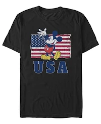 Fifth Sun Men's Merica Mickey Graphic T-Shirt