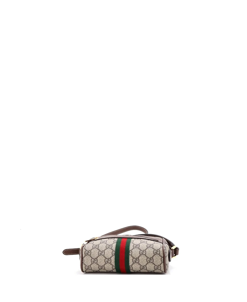 Pre-Owned Gucci Mini Ophidia Shoulder Bag Gg Coated Canvas