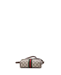 Pre-Owned Gucci Mini Ophidia Shoulder Bag Gg Coated Canvas