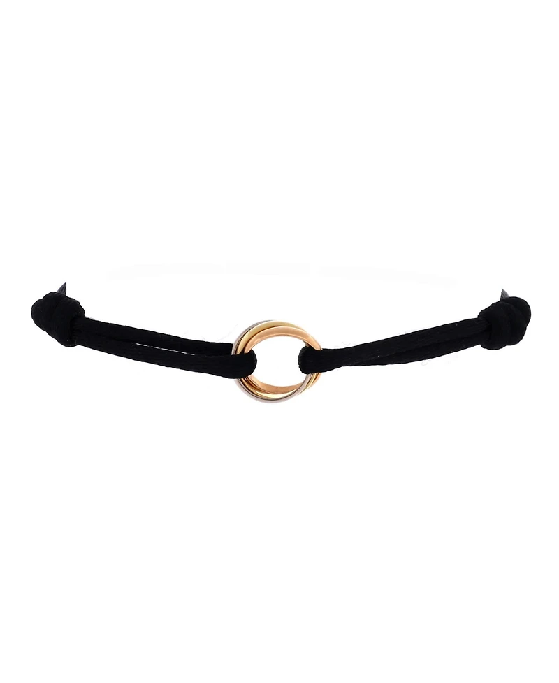 Pre-Owned Cartier Trinity On Cord Bracelet