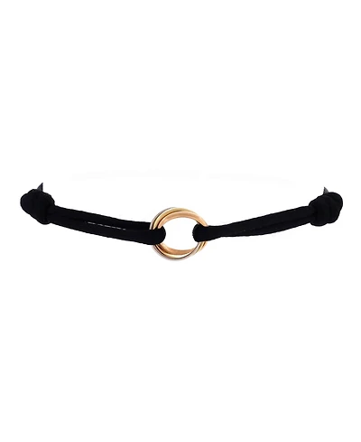 Pre-Owned Cartier Trinity On Cord Bracelet